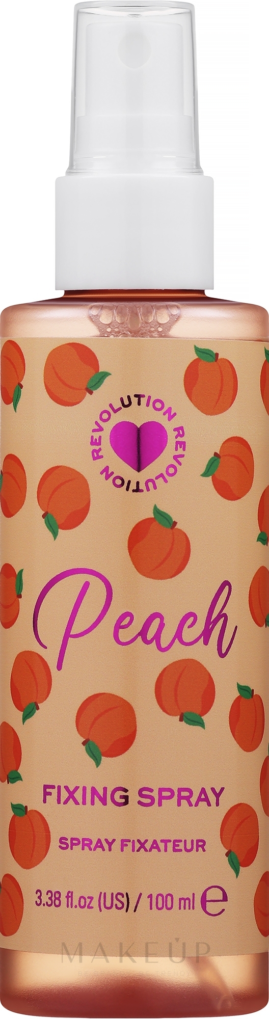 Make-up-Fixierer - I Heart Revolution Fixing Spray Peaches & Cream — Bild 100 ml