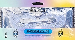 Hydrogelpads für die Augenpartie mit Glitzer - IDC Institute C Shaped Glitter Hydrogel Eye Pad Blue — Bild N1