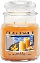 Düfte, Parfümerie und Kosmetik Duftkerze im Glas Pfirsich-Bellini - Village Candle Peach Bellini