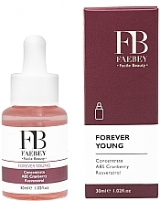 Düfte, Parfümerie und Kosmetik Gesichtsserum mit Resveratrol - Faebey Forever Young Concentrate ABS Cranberry Resveratrol