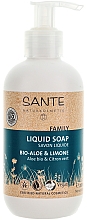Düfte, Parfümerie und Kosmetik Flüssigseife Aloe Vera und Zitrone - Sante Family Aloe & Lemon Liquid Soap