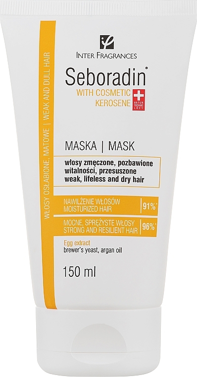 Haarmaske für mehr Glanz - Seboradin Hair Mask Cosmetic Kerosene — Bild N1