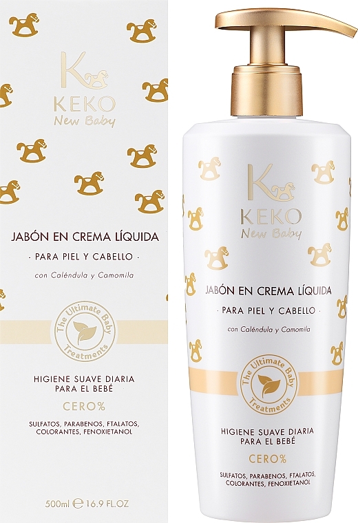 Flüssige Cremeseife - Keko New Baby The Ultimate Baby Treatments Liquid Cream Soap  — Bild N2