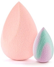 Düfte, Parfümerie und Kosmetik Make-up Schwamm rosa 2 St. - Boho Beauty Bohoblender Medium Cut + Mini Pastel