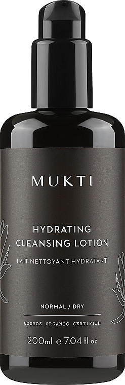 Feuchtigkeitsspendende Gesichtsreinigungslotion - Mukti Organics Hydrating Cleansing Lotion  — Bild N1