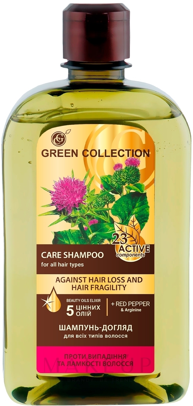 Shampoo gegen Haarausfall und Haarbruch - Green Collection — Bild 500 ml