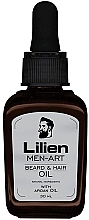Düfte, Parfümerie und Kosmetik Öl für Bart und Haare - Lilien Men-Art White Beard & Hair Oil