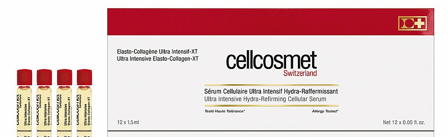 Feuchtigkeitsspendendes und straffendes Zellular-Gesichtsserum mit Kollagen und Kamille - Cellcosmet Ultra Intensive Elasto-Collagen-XT — Bild N2