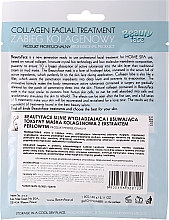 Gesichtsmaske mit Perlenextrakt - Beauty Face Collagen Hydrogel Mask — Bild N3