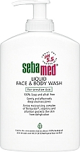 Gesichts- und Körperreinigungslotion für empfindliche Haut mit Olive - Sebamed Liquid Face and Body Wash — Foto N3