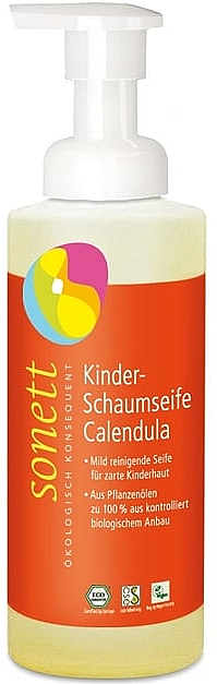 Natürliche Schaumseife mit Ringelblume für Kinder - Sonett Foam Soap For Children Calendula — Bild N1