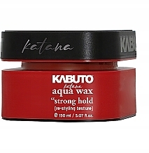 Düfte, Parfümerie und Kosmetik Haarpomade - Kabuto Aqua Wax Red Strong Hold