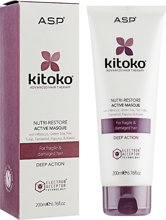 Revitalisierende Maske - Affinage Kitoko Nutri Restore Active Masque — Bild N1