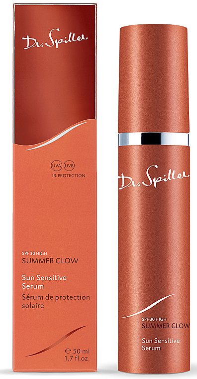 Sonnenschützendes Gesichtsserum mit Hyaluronsäure SPF 30 - Dr. Spiller Summer Glow Sun Sensitive Serum SPF 30 — Bild N1