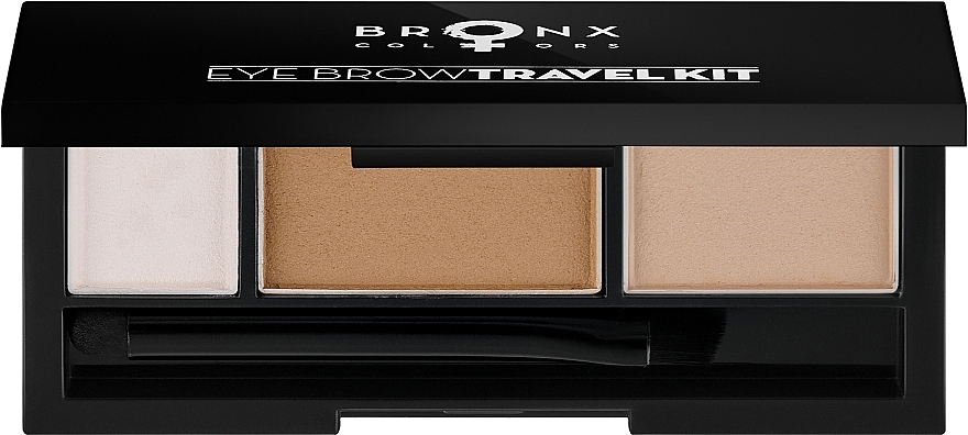 Augenbrauen-Set - Bronx Colors Eye Brow Travel Kit — Bild N1