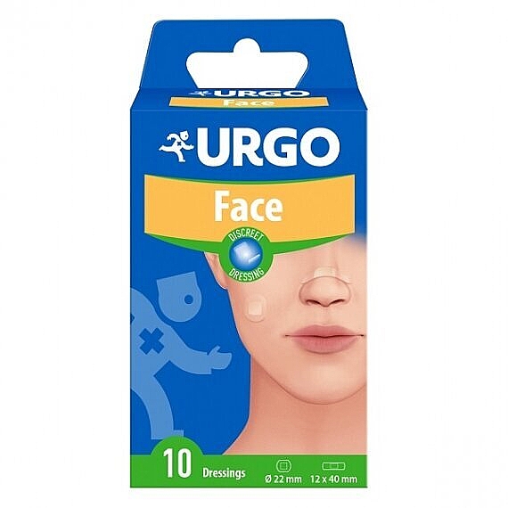 Medizinisches Pflaster transparent 2 Größen - Urgo Face — Bild N1