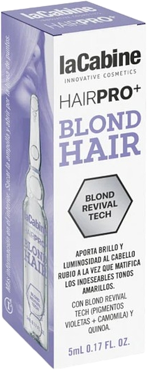 Haarampulle - La Cabine Hair Pro+ Blond Hair — Bild N1