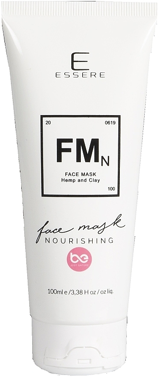 Pflegende Gesichtsmaske mit Ton und Hanföl - Essere FMn Hemp & Clay Face Mask — Bild N1