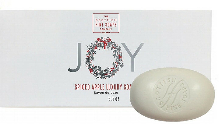 Seifenset - Scottish Fine Soaps Joy Spiced Apple Luxurious Soap Gift Set (Seife 4x100g) — Bild N1