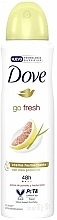 Antitranspirant mit Grapefruit und Zitronengras - Dove Go Fresh 48H Grapefruit & Lemongrass Deodorant Spray — Bild N1