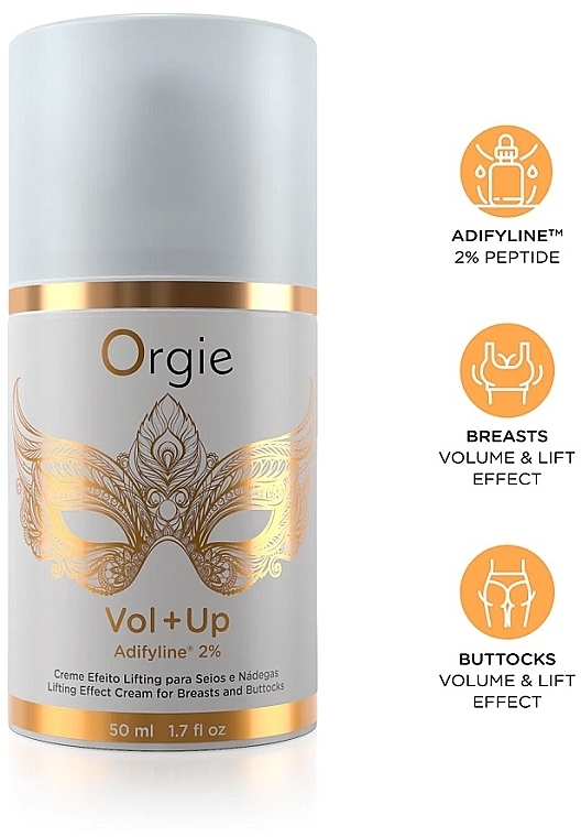 Creme für Brüste mit Lifting-Effekt - Orgie Adifyline 2% Vol + Up Lifting Effect Cream — Bild N1