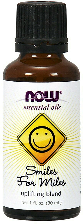 Ätherisches Öl mit Zitrusduft - Now Foods Essential Oils Smiles for Miles Oil Blend — Bild N1