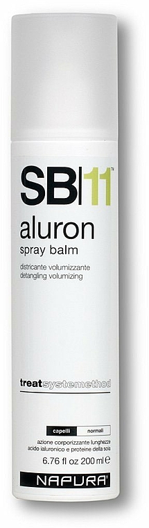 Spray für Volumen und Glättung der Haarstruktur - Napura SB11 Aluron Spray Balm — Bild N1