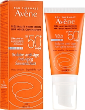 Düfte, Parfümerie und Kosmetik Anti-Aging Sonnenschutzcreme für das Gesicht SPF 50+ - Avene Solaire Anti-Age SPF 50+