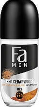 Düfte, Parfümerie und Kosmetik Deo Roll-on Antitranspirant Rotes Zedernholz - Fa Men Red Cedarwood Anti-Perspirant 72H