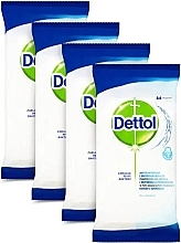 Düfte, Parfümerie und Kosmetik Antibakterielle Tücher zum Waschen und Desinfizieren 4x 84 St. - Dettol Antibacterial Cleansing Surface Wipes
