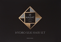Hadat Cosmetics Hydro Silk Hair Set (Haarshampoo 70ml + Conditioner 70ml + Haarmaske 70ml + Kosmetiktasche) - Haarpflegeset — Bild N2