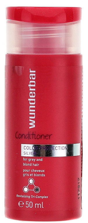 Silber-Conditioner für graues, blondes und gebleichtes Haar - Wunderbar Color Protection Silver Conditioner — Bild N1