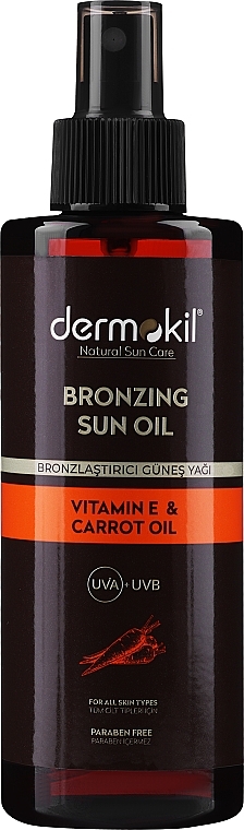 Natürliches Bräunungsöl - Dermokil Natural Skin Bronzing Sun Oil SPF6 — Bild N1