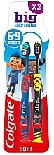 Kinderzahnbürste, blau/schwarz - Colgate Big Kid's Smile Soft Toothbrush — Bild N1