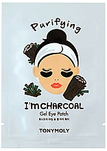 Düfte, Parfümerie und Kosmetik Reinigende Gel-Patches für die Augenpartie mit Aktivkohle - Tony Moly Purifying I'm Charcoal Eye Mask