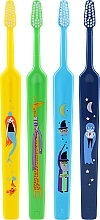 Kinderzahnbürste extra weich hellblau, blau, grün, gelb 4 St. - TePe Kids Extra Soft — Bild N1