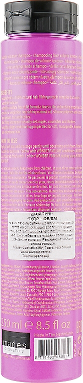 Volume-Shampoo für feines Haar - Mades Cosmetics Wonder Volume Luxurious Lifting Shampoo — Bild N4