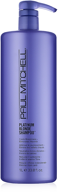 Farbneutralisierendes Shampoo für blondes, graues oder weißes Haar - Paul Mitchell Blonde Platinum Blonde Shampoo