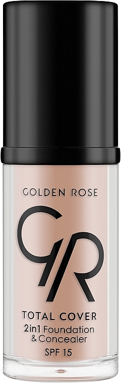 2in1 Foundation & Concealer LSF 15 - Golden Rose Total Cover 2in1 Foundation & Concealer — Foto N1