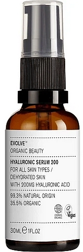 Gesichtsserum - Evolve Organic Beauty Hyaluronic Serum 200 — Bild N2