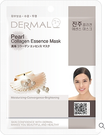 Gesichtsmaske mit Kollagen und Perlen  - Dermal Pearl Collagen Essence Mask  — Bild N1