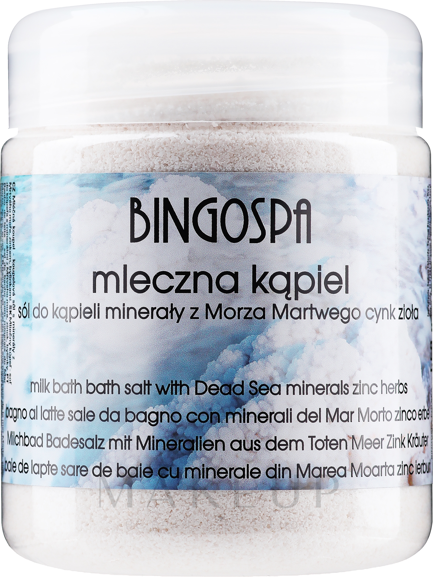 Badezusatz Milk Bath mit Mineralien aus dem Toten Meer - BingoSpa Conditioner Milk Bath — Foto 550 g