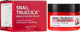 Düfte, Parfümerie und Kosmetik Revitalisierende Gesichtscreme mit Schneckenmucinextrakt und Ceramiden - Some By Mi Snail Truecica Miracle Repair Cream