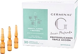 Düfte, Parfümerie und Kosmetik Gesichtsampullen mit dreifacher Wirkung und Proteoglykanen - Germinal Proteoglicanos Triple Action Ampoules