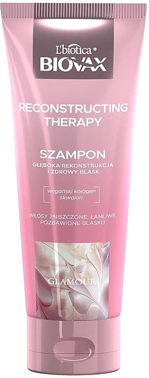 Haarshampoo - L'biotica Biovax Glamour Recontructing Therapy — Bild N1