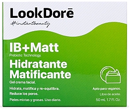 Mattierende Gel-Creme für Problemhaut - LookDore IB+Matt Mattifying Moisturizing Gel Cream — Bild N2