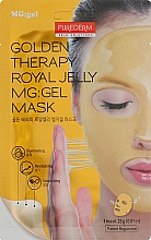 Hydrogel-Gesichtsmaske mit Gold - Purederm Golden Therapy Royal Jelly MG:Gel Mask — Bild N1