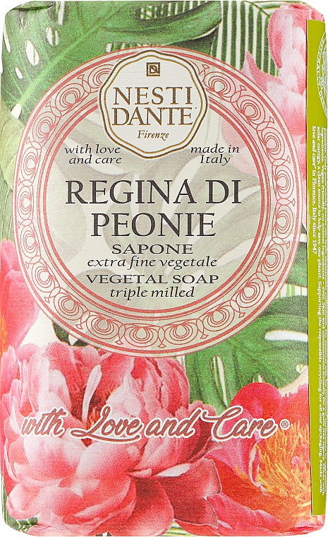 Naturseife Regina di Peonie - Nesti Dante Vegetable Soap Love and Care Collection — Bild N1