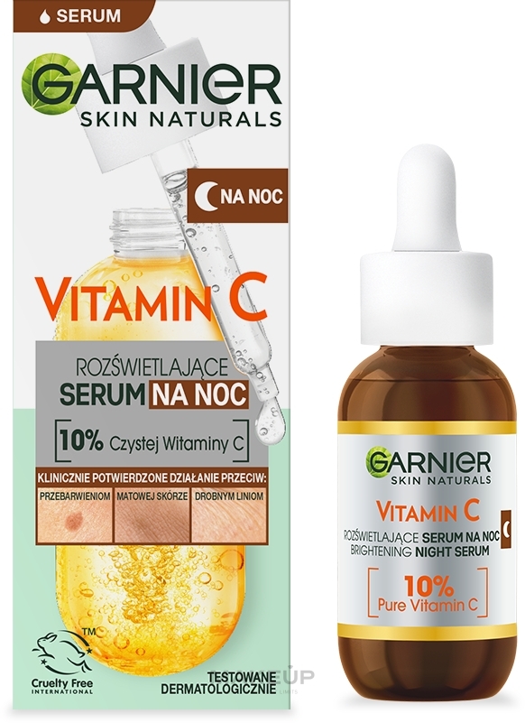 Nachtserum mit Vitamin C für das Gesicht - Garnier Skin Naturals Vitamin C Serum — Bild 30 ml