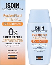 Mineralisches Sonnenfluid SPF50 - Isdin Fusion Fluid Mineral — Bild N2